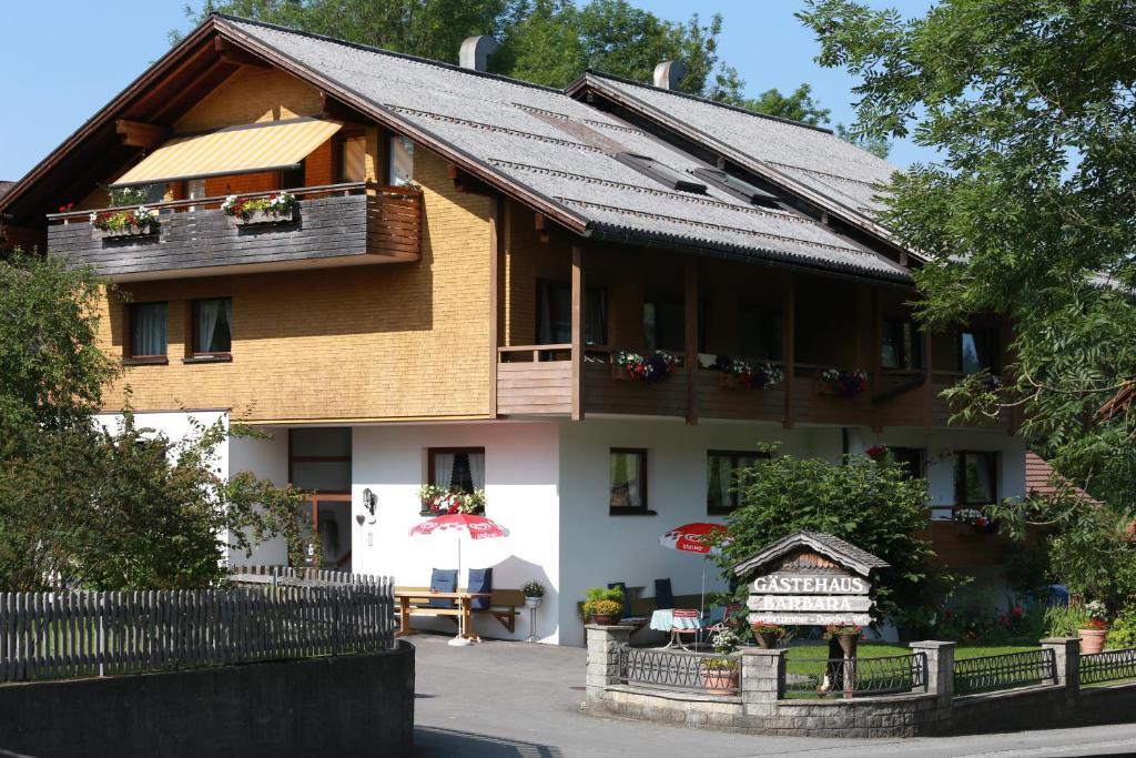 Gaestehaus-Pension Barbara Andelsbuch Exterior photo